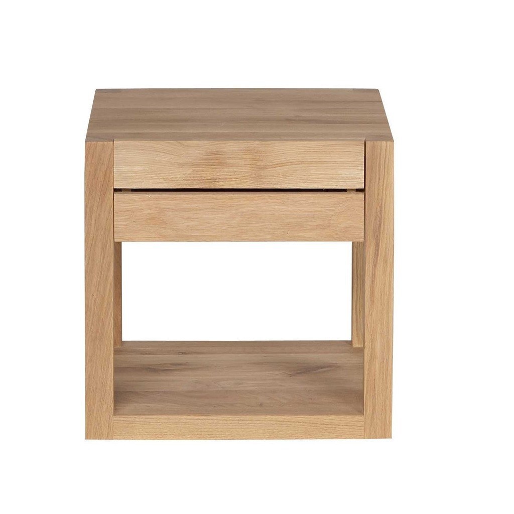 Teak Wood Bed Base - Burnt Oak - large - 3