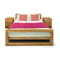Contemporary Teak Wood Bedroom Furniture - Teak Wood Bedroom Set - Notting Hill
