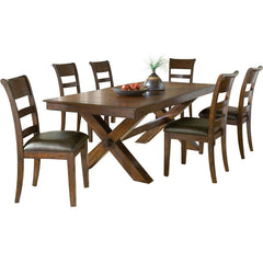 Contemporary Teak Wood Dining Tables - Solid Teak Wood Dining Set - Dollis Hill