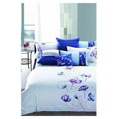 Duvet & Comforter Covers - Luxury Duvet Cover Blue Floral Nirvana