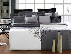 Duvet & Comforter Covers - Luxury Duvet Cover White And Black