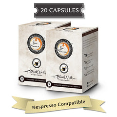 Nespresso Bonhomia Coffee Capsules - Bonhomia Black Veil - Strong Nespresso Capsules (20 Capsules)