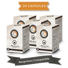 Nespresso Bonhomia Coffee Capsules - Bonhomia Black Veil - Strong Nespresso Capsules (50 Capsules)