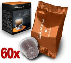 Nespresso Coffee Capsules - Impresso Coffee Pods Italiano - 60 Pc