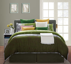 Nirvana Bed Sheet Set Green Serenity