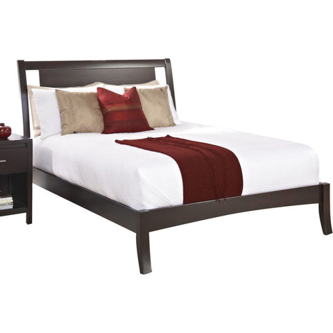 Solid Teak Wood Bed With Headboard - Blois - 13