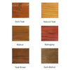 Teak Wood Bed With Slit Headboard - Lomiges - 4