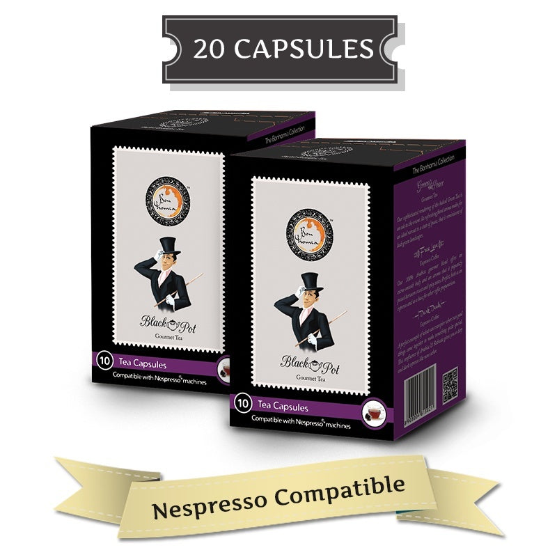 Nespresso Black Tea Capsules (20 cap) by Bonhomia - large - 1