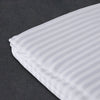 Satin Stripe Duvet Cover - 300 TC White - 2