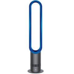 Dyson Bladeless Pedestal Fans - Dyson AM07 Tower Fan Iron & Blue