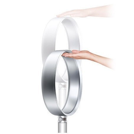 Dyson Bladeless AM08 Pedestal Fan - White & Silver - 2