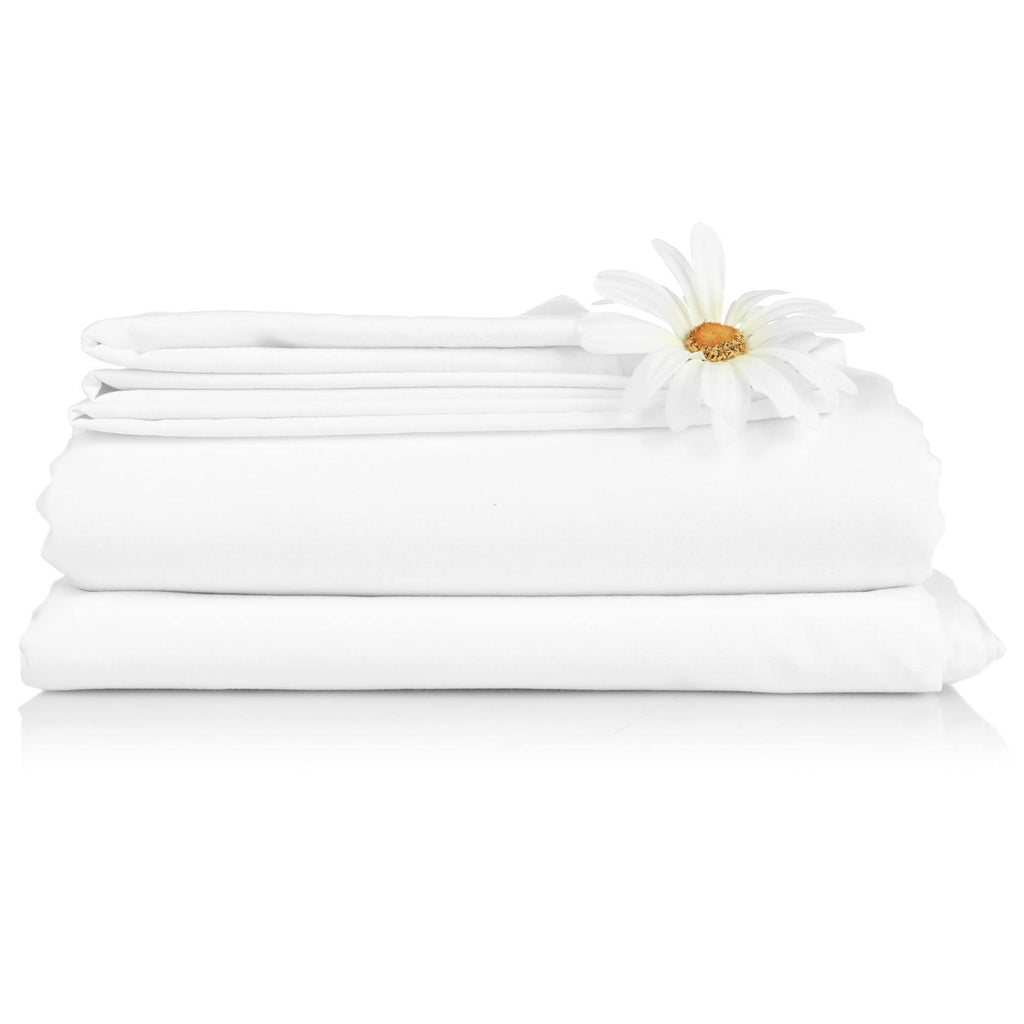 Bed Sheet Set White - 300 TC - large - 2