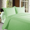 Bed sheets with Stripes 350 Thread count - Green - 1