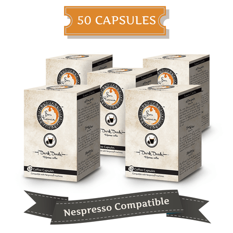 Bonhomia Dark Deeds - Strong Nespresso Capsules (50 capsules) - 1