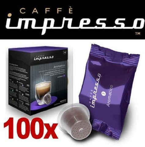 इम्प्रेसो कॉफ़ी पॉड्स अरोमाटिको - 100 Pc - 1