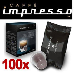 इम्प्रेसो कॉफ़ी पॉड्स फोर्ज़ा रोमा - 100 पीसी