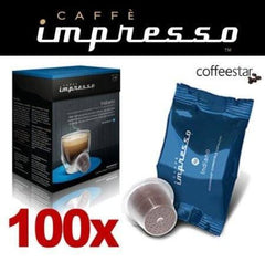 Nespresso Coffee Capsules - Impresso Coffee Pods Indiano - 100 Pc