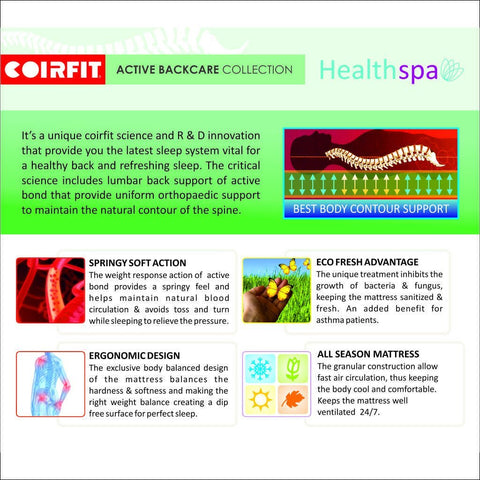 Coirfit കട്ടിൽ Speciality തവണയും Healthspa - 3