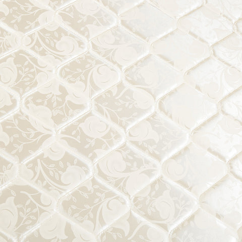 Glitterbug Satin Fabric 45-Solid White