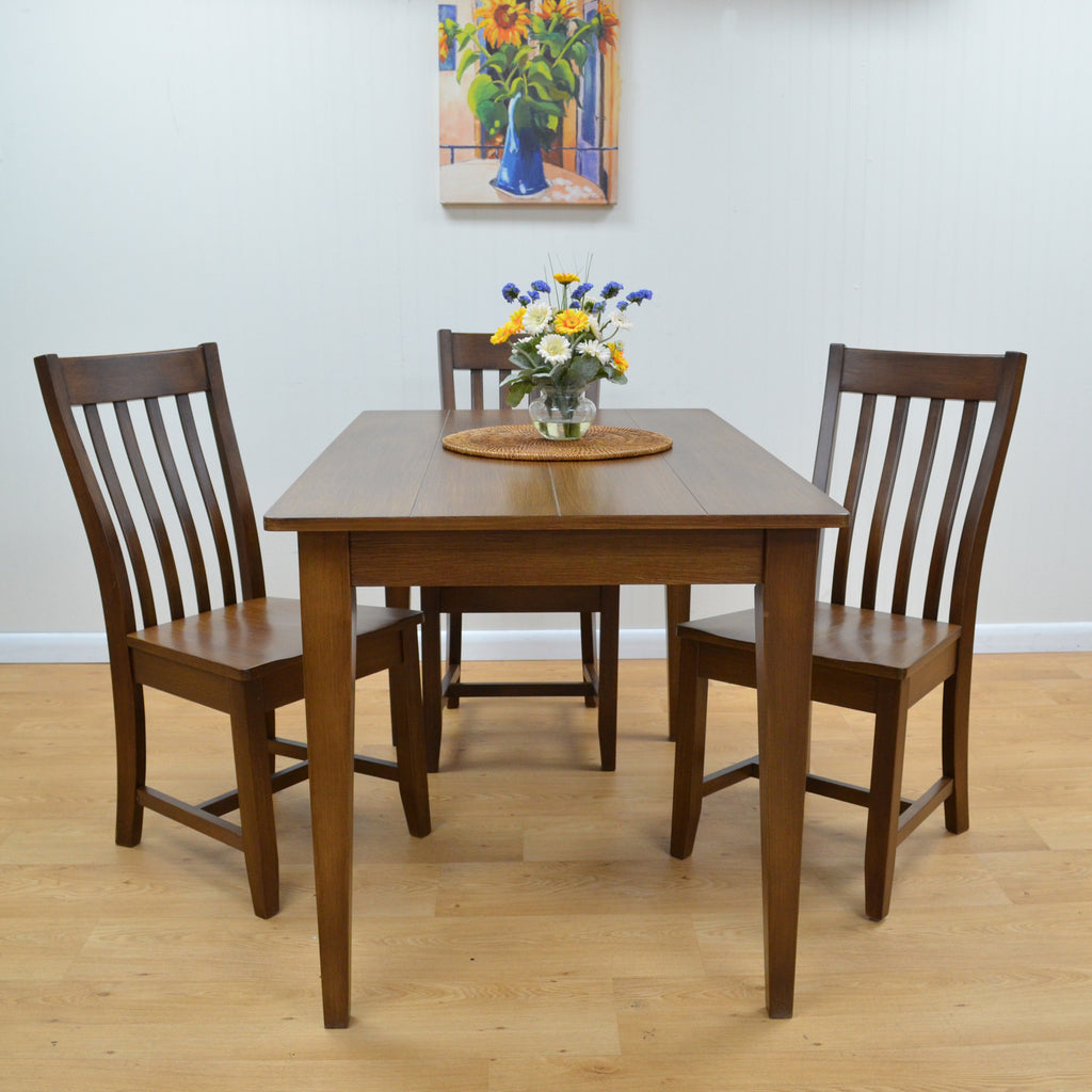 Teak Wood Dining Set - Annecy - large - 2